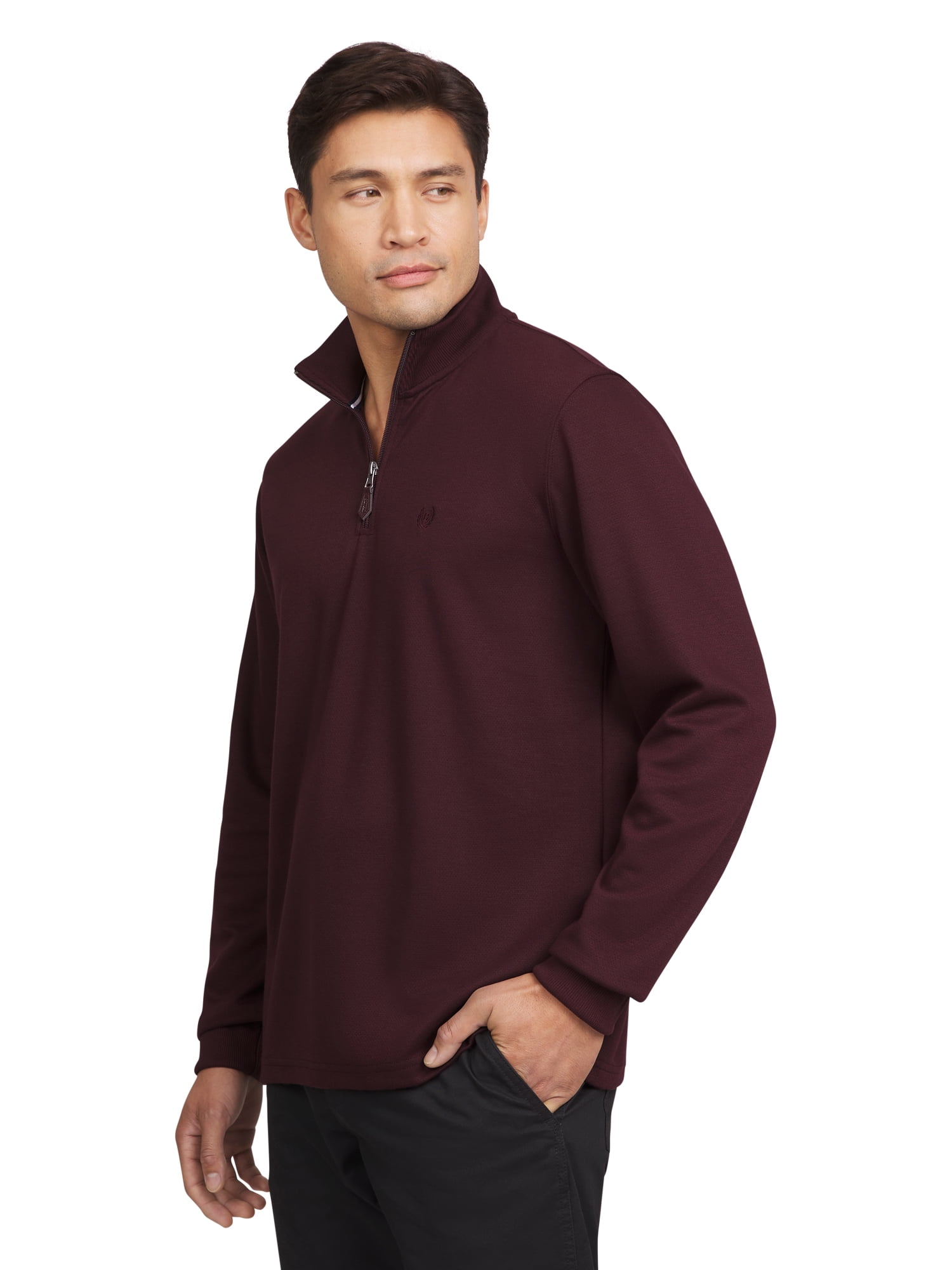 Chaps Men's & Big Men's Camden Quarter Zip Knit Sweater, Sizes S-2XL