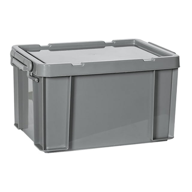 Durable and Heavy Duty Storage Bins, Industrial Bins, Moving Shelf Gray