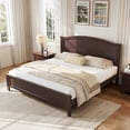 thumbnail image 2 of Euroco Wood Full Size Platform Bed, Espresso, 2 of 10