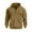 Light Brown, variant on Men's Active Microfleece Hoodie 1/4 Zip Breathable Pullover Quick Dry Technology Outdoor Sports Jacket,Gray 3XL