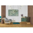 thumbnail image 2 of Epic Graffiti 'Dogwood in Spring on Blue' by Danhui Nai, Canvas Wall Art, 40"x26", 2 of 2