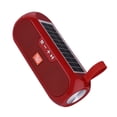 thumbnail image 2 of Altavoz inalámbrico Bluetooth 5.0 Caja de sonido con energía solar Altavoz portátil de radio recargable, Rojo eigraketly EL002041-03B, 2 of 2