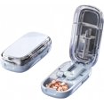 thumbnail image 1 of Multi Pill Cutter with Precision Guide, Adjustable Pill Splitter for Small & Large Pills (0.08"-0.59"), Even Cutting, Tablet Supplement Divider (Starlight Blue), 1 of 9
