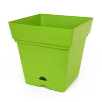 Mintra Garden - 14.5in Square - Large Garden Pot With Wheels (14.5inW x 15inH)