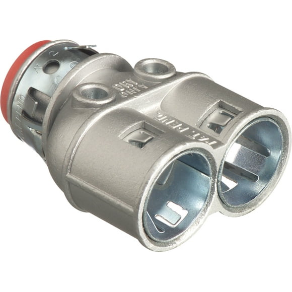 Arlington 3838AST Duplex Connectors with Insulated Throat - 3/8"
