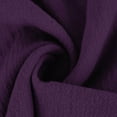 thumbnail image 4 of New trending & for spring GaThRRgYP Womens Summer Topsunder $5,Womens Spring Summer Solid Color Casual Loose Fashion T-Shirt Short Sleeve Round-Neck Button Ramie Blouse Purple M, 4 of 6