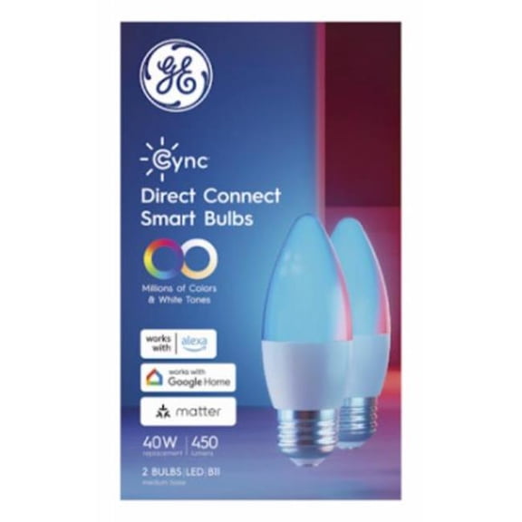 G E Lighting  GE B11M Cync Bulb - Pack of 2