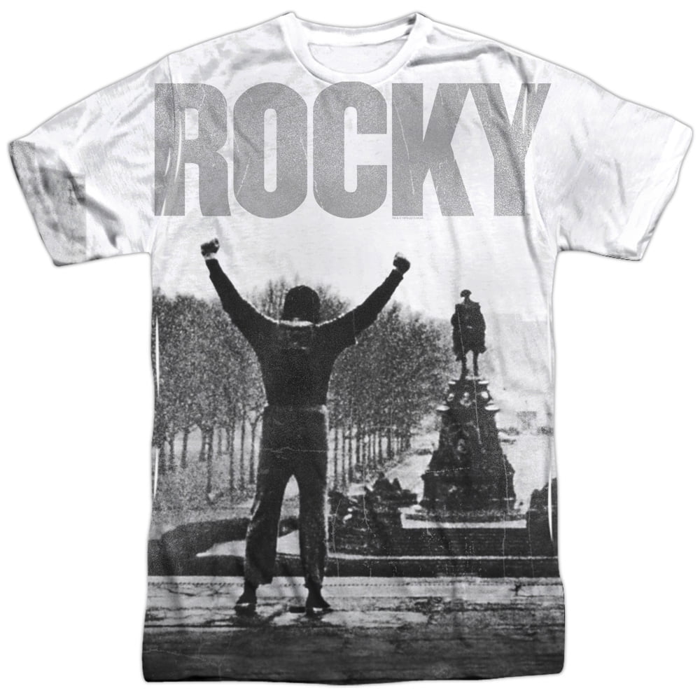 Rocky Balboa Mens Classic Short Sleeve Shirts Athletic Tee Shirt Black Black 
