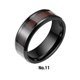 thumbnail image 2 of Qarigey Anillos de acero inoxidable, anillo Punk dorado, joyería minimalista con personalidad, abalorio para mujeres y hombres, regalos de fiesta, Ropa, zapatos y accesorios Miscelánea once Qarigey  AP017841-05, 2 of 6