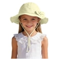 thumbnail image 4 of WNVMWI Toddler Sun Hat Kids Foldable Bucket Hats with Adjustable Strap Summer Comfy Accessory for Girls and Boys Beige 2-5 Years, 4 of 5