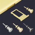 thumbnail image 5 of Universal Aluminium Alloy 3.5mm Audio Earphone Dust Plug Phone Dustproof Cap Stopper Sim Card Tray Eject Pin, 5 of 9