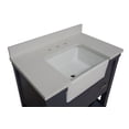 thumbnail image 6 of Charlotte 36" Farmhouse Bathroom Vanity with Marine Gray Cabinet and Quartz Top, 6 of 7