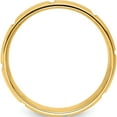 thumbnail image 2 of 14K Yellow Gold Standard Comfort Fit Brush Satin Fancy Band (Size 11) Made In United States yb110s-11, 2 of 5