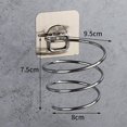 thumbnail image 2 of Soporte para secador de pelo, soporte para plancha de pelo de 2 piezas, acero inoxidable, sin perforaciones esquí esquí Gafas de esquí, 2 of 5