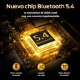 thumbnail image 3 of Auriculares inalámbricos Bluetooth 65h de larga duración con carcasa de cargador inalámbrico ipx7 auriculares impermeables con micrófono, 3 of 8
