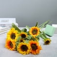 thumbnail image 3 of Oubit Fake Sunflowers,Artificial Sunflower Simulation Flower Simulation Sunflowers Artificial Sunflower Unrivaled Performance, 3 of 9
