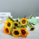 thumbnail image 4 of Ramo de girasoles artificiales BuyWeek de seda amarillo, 4 of 11