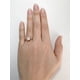 thumbnail image 2 of JeenMata Conjunto Nupcial de Moissanita de Corte Princesa de 2 Quilates - Conjunto Nupcial - Anillo con Engaste en Canal - Anillo Exclusivo - Oro Rosa de 18 K sobre Plata, 2 of 5