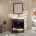 thumbnail image 3 of Eviva Lugano 30" Gray Oak Modern Bathroom Vanity with White Integrated Acrylic Sink, 3 of 7