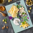 thumbnail image 5 of Tree of Life Cutting Board, Ornate Vibrant Floral Tree Flying Butterflies Fresh Colors Nature Image Home, Decorative Tempered Glass Cutting and Serving Board, Large Size, Multicolor, by Ambesonne, 5 of 5