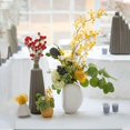 thumbnail image 2 of piezas de flores secas, flores artificiales decorativas, bolas de botón Billy naturales de Craspedia navideña para florero, boda, hogar, fiesta, fotografía, arreglo floral, rojo, 2 of 6