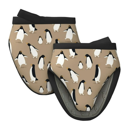 

Matuu Lovely Penguin for Non-Slip Mini Oven Soft Silicone Mitt 5.9 x5.9