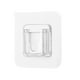thumbnail image 3 of Yuarrent Colgador de plástico Adhesivo Sin taladro Gancho organizador transparente Oficina Hotel Restaurante Soporte de baño 1 par Type1 NO1, 3 of 6