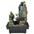 thumbnail image 4 of Indoor Water Fountains,Resin Desktop Fountain Indoor Desktop Waterfall Decor Desktop Fountain Ultra Responsive, 4 of 8