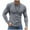 Gray, variant on Waffle Shirts for Men Crew Neck Long Sleeve Pullover Lightweight Casual Textured Knit Tops Workout Gym Slim Fit T-shirt