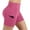 A-Hot Pink, variant on Wyobmus Womens Biker Shorts With Phone Pockets Slim Fit Soft High Waisted Yoga Shorts Stretch Tummy Control Workout Gym Shorts S-2X A-Brown