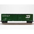 thumbnail image 3 of Lionel Burlington Northern Standard O Double Door BOXCAR O Gauge 2443002, 3 of 10