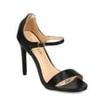 thumbnail image 1 of New Women Liliana Golden-52 Leatherette Open Toe Single Band Stiletto Sandal, 1 of 6