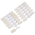 thumbnail image 1 of Puntos montados de fieltro de lana Uxcell de 10 mm, ruedas de pulido y abrillantado cónicas y cilíndricas para herramienta rotativa, 24 piezas, 1 of 6
