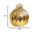 thumbnail image 3 of 2X Pequeño Jarrón de Cerámica Pequeña Flor en Relieve de Labios de Pescado Artesanías Decoraciones (Oro), 3 of 6
