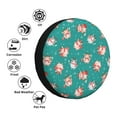 thumbnail image 4 of Wukai Funny Christmas Deer Print Spare Tire Cover for RV Trailer,Waterproof PVC Faux Leather Wheel Cover Fit for Truck,Trailer,RV,SUV,Camper and Most Vehicle-14 inch, 4 of 6