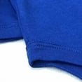 thumbnail image 3 of COUVER Unisex Baby Infant Toddler Long Sleeve Lap Shoulder Solid color Bodysuit Onesie, Royal Blue, 12M, 3 of 7