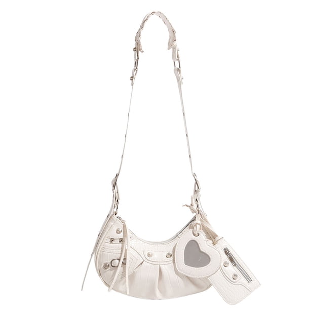 Bolso de moda con remaches estilo punk bolso cruzado para mujeres y niñas