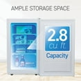 thumbnail image 7 of Commercial Cool Upright Freezer, Stand Up Freezer 2.8 Cu Ft with Reversible Door, White, 7 of 7