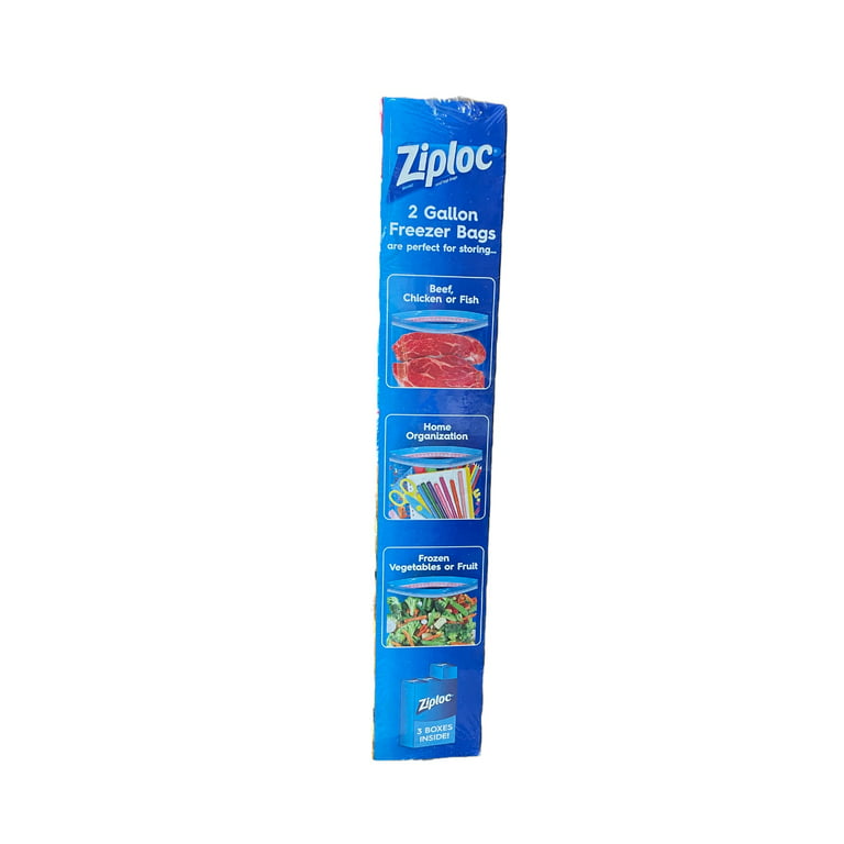 Ziploc® Double Zipper Plastic 2 Gallon Storage Freezer Bags (6629