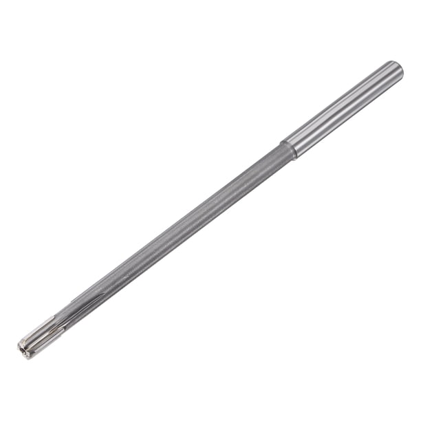 Reamer de sujeción de 8mm de acero de alta velocidad con punta de carburo H7, longitud de 200mm, herramienta de corte de flauta recta para máquina de torno
