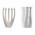 thumbnail image 5 of Juego de accesorios de baño multifuncionales de color blanco, masajeador de cabeza y cuerpo, peine vibrador eléctrico portátil para el cuero cabelludo, 5 of 5