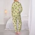 thumbnail image 6 of Goofa Kiwi Ice Cream Printed Women’s 2 Piece Pajama Set Super,Pajamas Women's Long Sleeve Sleepwear Soft Button Down Loungewear Pjs Lounge Set Nightwear-, 6 of 9