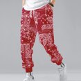 thumbnail image 2 of DXOUPM Sweatpants for Men Digital Print Casual Gym Running Workout Sweatpants with Pockets, 2 of 3