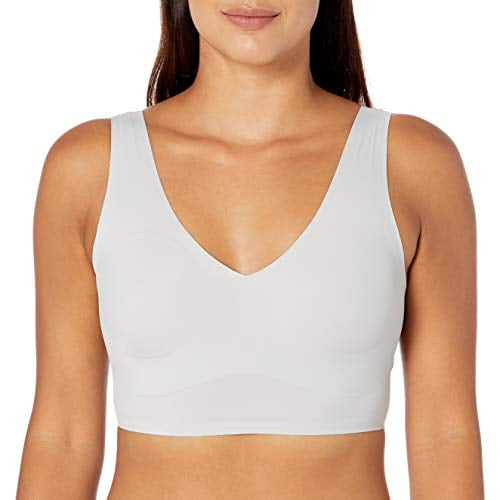 calvin klein women's invisibles lightly lined v neck bralette bra