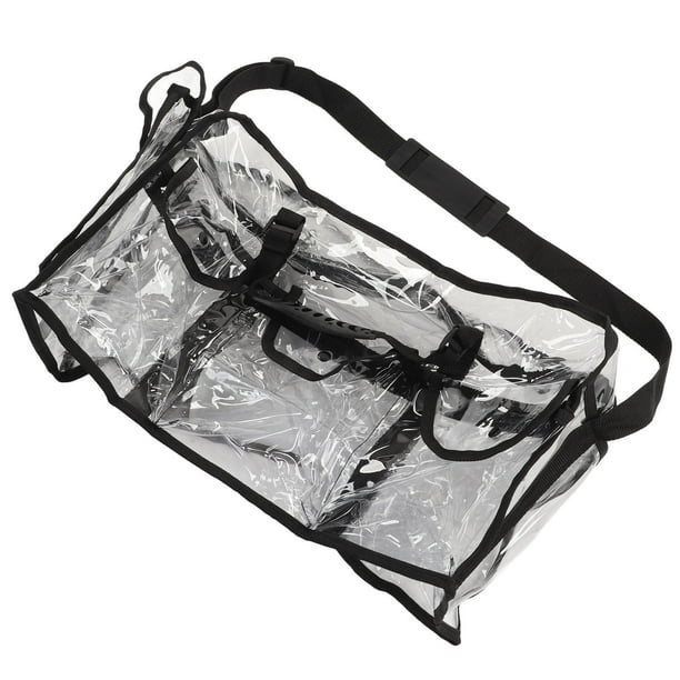 See through black clearance bag