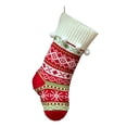 thumbnail image 2 of SPRING PARK Christmas Stockings, Extra Large Xmas Stockings Decoration Snowflake Pattern for Family Holiday Christmas Tree Ornaments, 2 of 7