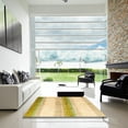 thumbnail image 6 of Ahgly Company Indoor Round Abstract Gold Solid Area Rugs, 3' Round, 6 of 6