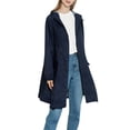 thumbnail image 1 of Price cut Women Hooded Waterproof Zipper Mid-length Windproof Waterproof Raincoat Jacket, 1 of 5