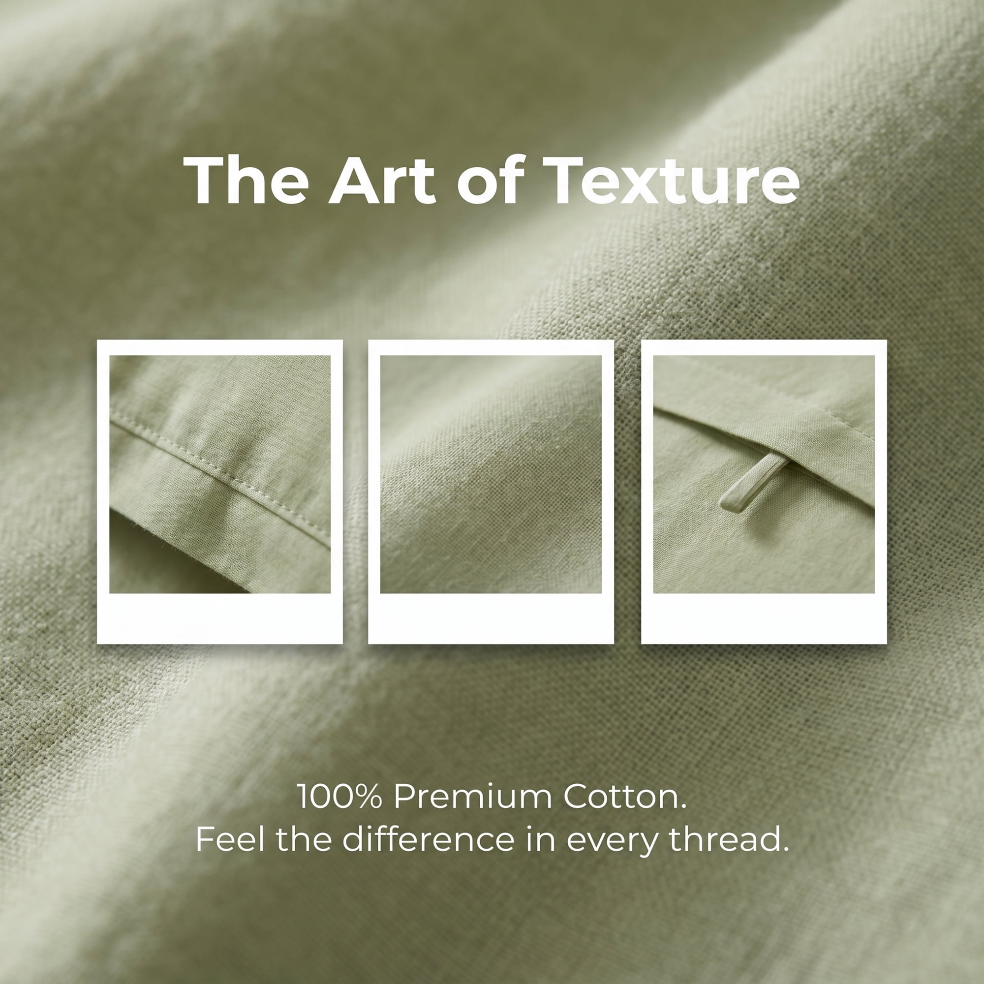 Unique Bargains Breathable Cotton Covers Pillow Protectors with Zipper Standard Size Queen Green