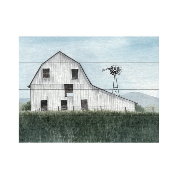 Grace Popp 'Bygone Barn I' Wood Slat Art 12x16